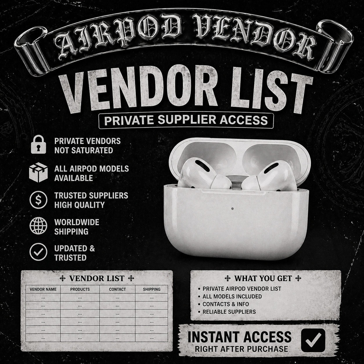 Airpod vendor